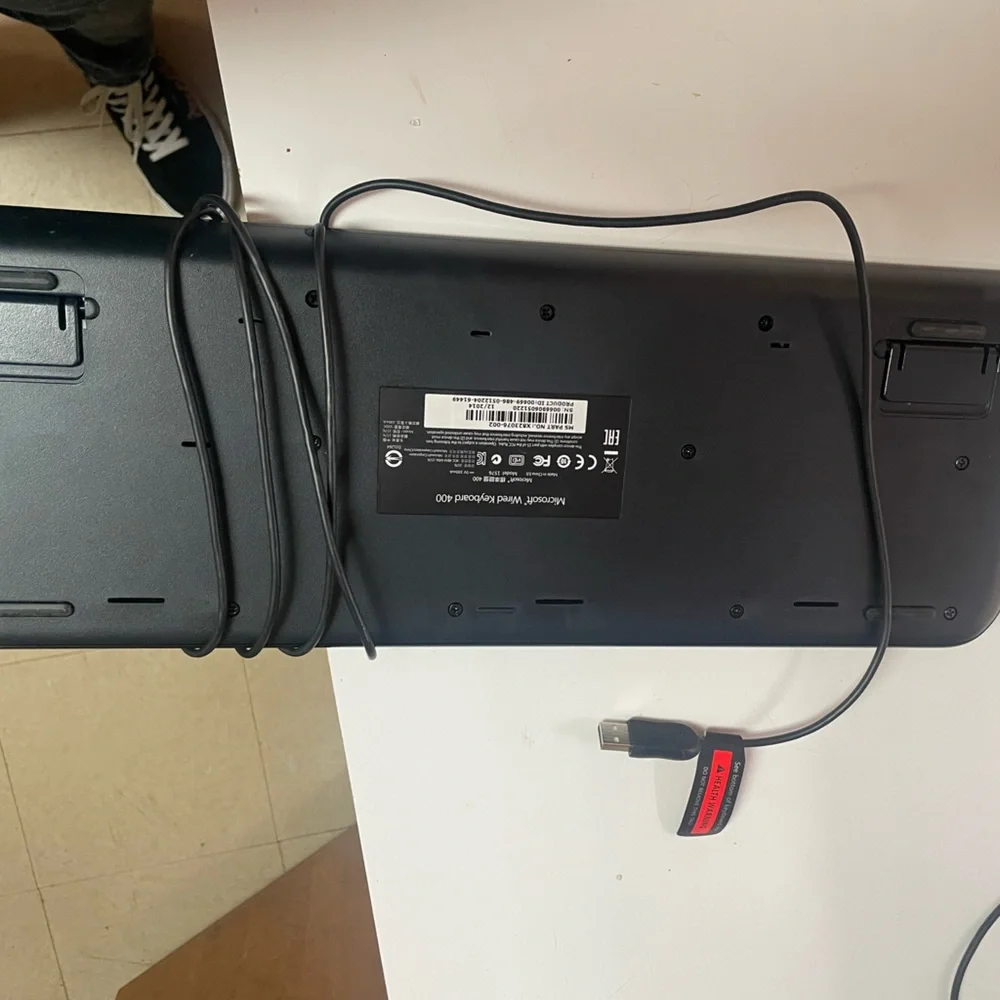 Microsoft Wired Black Keyboard 400